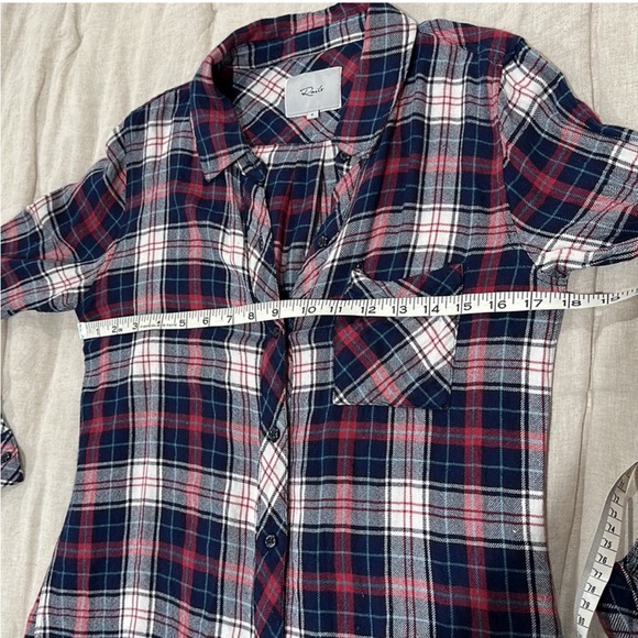 RAILS Hunter long sleeve plaid shirt Malia Tate Teenwolf Sz S - Picture 9 of 15